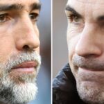 Rozdelený obraz Igora Tudora a Mikela Artetu pred North London Derby