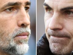 Tottenham červená karta, Bukayo Saka dopad na Arsenal – tipovanie výsledku severolondýnskeho derby Rozdelený obraz Igora Tudora a Mikela Artetu pred North London Derby