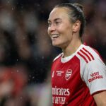 Caitlin Foord (na snímke) strelila víťazný gól zápasu vo finále triumfu Arsenalu v ženskom pohári majstrov.