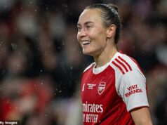 Trio Matildas korunovalo majstra sveta, keď Caitlin Foord strelila víťazný gól pred Ázijským pohárom Caitlin Foord (na snímke) strelila víťazný gól zápasu vo finále triumfu Arsenalu v ženskom pohári majstrov.