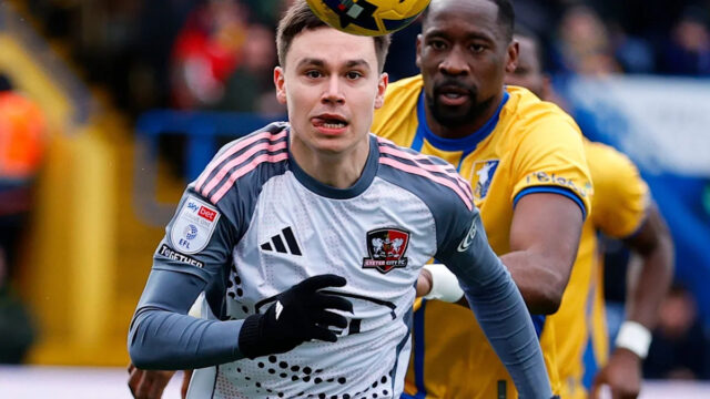 Tutierov má po prvom štarte v Exeteri „obrovskú budúcnosť“.
