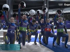 Ukrajinský tím zimných olympijských hier v zúrivom akte vzdoru po tom, čo jeho spoluhráča vyhodili pre prilbu na počesť vojnových mŕtvych Ukrajinský sánkarský tím protestoval proti diskvalifikácii krajana Vladyslava Heraskevyča