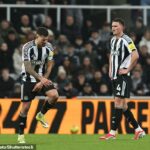 Kapitán Newcastlu Bruno Guimaraes viedol hráčsky summit po porážke Brentfordu, aby zlepšil ich upadajúcu formu