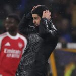 Mikel Arteta videl v stredu večer remízu Arsenalu s Wolves 2:2