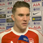 Viktor Gyokeres vo svojom pozápasovom rozhovore pre Sky Sports