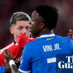 Vinícius Júnior sa po porážke Benficy od Realu Madrid zameriava na rasistických „zbabelcov“ | Vinícius junior