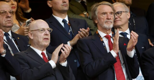 Avram Glazer a Sir Jim Ratcliffe.
