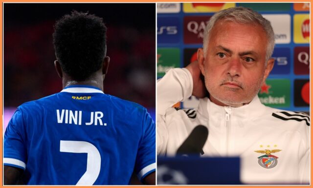 Vyhlásenie Benficy, ďalšia kritika Josého Mourinha Vinicius Junior v akcii za Real Madrid
