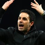 Mikel Arteta čelí médiám po víťazstve Arsenalu v North London Derby v Tottenhame