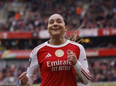 WSL: Smith zasiahol, keď Arsenal ukončil 13-zápasovú víťaznú sériu Man City WSL: Smith zasiahol, keď Arsenal ukončil 13-zápasovú víťaznú sériu Man City