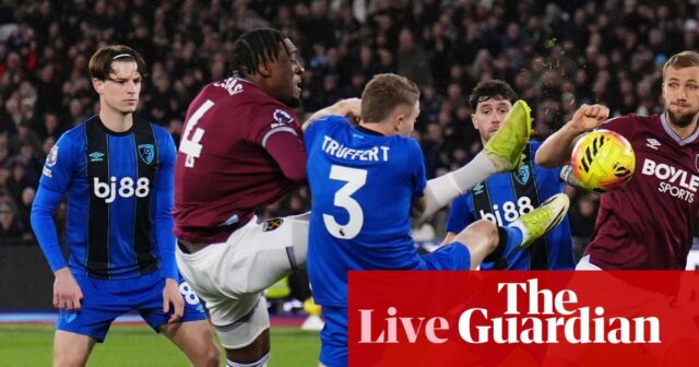 West Ham vs Bournemouth: Premier League – naživo | Premier League
