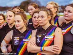 Zakázaný ženský futbalový tím bol konečne povolený hrať po ságe o zákaze ligy, keďže viceprezident odstúpil pre komentáre na sociálnych sieťach Wedge-Tailed Eagles boli predtým zablokované napriek jednomyseľnému prijatiu z inej regionálnej ligy žien