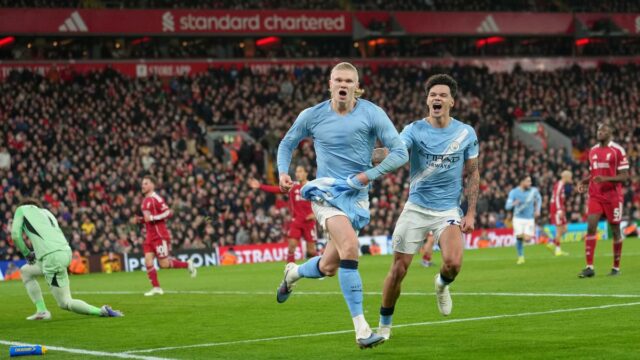 Žiadne výhovorky pre neplodné kúzlo, hovorí Haaland po strelenom penalte proti Liverpoolu
