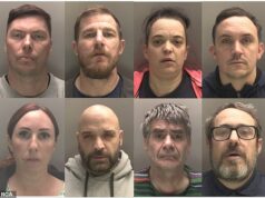 Znížená cena kokaínu „3 za 75 libier“ drogového gangu na oslavu prepustenia otca hviezdy Liverpoolu Luisa Diaza z únosu vyvolala ich pád – a viedla k 63-ročnému väzeniu. Osem členov drogového gangu v Liverpoole bolo odsúdených na viac ako 63 rokov väzenia (na snímke Paul Lockyer, Stephen Lynch, Julie McCafferty, Paul McCardle, Michelle Higgins, Lee Nugent, James Neary, Christopher Horrocks)