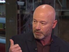 Zúrivý Alan Shearer kritizuje rozhodcu za penaltový krik v Newcastle a zdieľa teóriu VAR Alan Shearer hovorí v štúdiu vo Villa Park