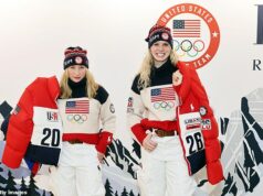 „Najvhodnejšia slobodná sloboda“ zimných olympijských hier je v olympijskej dedine zaplavená 600 DM – a na Valentína sú pripravené dva dátumy Sophia Kirkby (vľavo) povedala, že je „najvhodnejšou slobodnou slobodou“ na tohtoročných zimných olympijských hrách