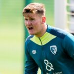 Callan McKenna z Bournemouthu počas tréningu v Canford Performance Center 6. mája 2025