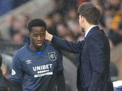 „Toto je jednoducho neprijateľné“ – Rangers odsúdili rasové zneužívanie Gassamu a Fernandeza po remíze v Livingstone Djeidiho Gassamu počas nedeľňajšieho žrebu na ihrisku Livi nahradil manažér Rangers Danny Rohl