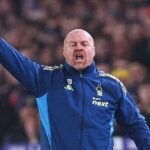 Sean Dyche reaguje počas remízy s Wolverhampton Wanderers