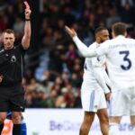 18. kĺb Spurs po tom, čo Leeds pokazila červená karta Gudmundssona, penalta Calverta a Lewina minula