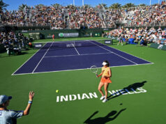2026 Indian Wells žrebovanie naživo, sledujte oficiálny obrad 5. októbra 2021; Indian Wells, CA, USA; Celkový pohľad na obchody v Indian Wells Tennis Garden. Povinný kredit: Jayne Kamin-Oncea-Imagn Images