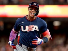 Aaron Judge dosiahol prvé víťazstvo na World Baseball Classic v tíme USA Aaron Judge dosiahol prvé víťazstvo na World Baseball Classic v tíme USA