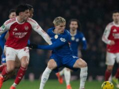 Alejandro Garnacho padne do oka Liamovi Roseniorovi počas tréningu Chelsea Alejandro Garnacho padne do oka Liamovi Roseniorovi počas tréningu Chelsea