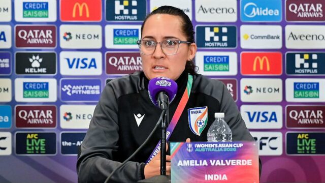 Amelia Valverdeová sa rozhodla prestať hrať indickú trénerku po katastrofe AFC Women's Asian Cup
