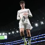 Archie Gray bol vynikajúci v zápase 16. kola Ligy majstrov Tottenhamu proti Atleticu Madrid