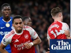 Arsenal bojuje s Chelsea vďaka Timberovi a Raya za obnovenie päťbodového náskoku | Premier League Arsenal bojuje s Chelsea vďaka Timberovi a Raya za obnovenie päťbodového náskoku | Premier League