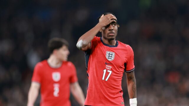 Noni Madueke odskočil počas piatkovej remízy Anglicka s Uruguajom 1:1