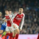 Hviezda Arsenalu Gabriel Martinelli bola zapletená do kontroverzného penaltového incidentu proti Brightonu