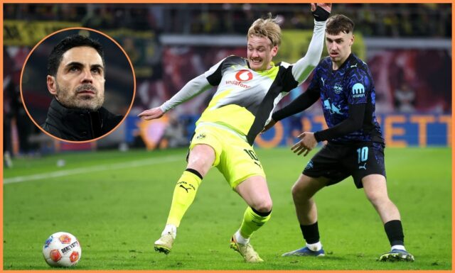 Arsenal má záujem o prestup Juliana Brandta Arsenal má záujem o prestup Juliana Brandta