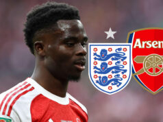 Arsenal povedal, že „musí“ zhodiť Saka, pretože forma je pre Anglicko pred majstrovstvami sveta problémom Arsenal povedal, že „musí“ zhodiť Saka, pretože forma je pre Anglicko pred majstrovstvami sveta problémom