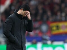 Arsenal sa hromadí ako nočná mora po zverejnení rozpisu Ligy majstrov Mikel Arteta vyzerá skľúčene