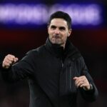 Tréner Arsenalu Mikel Arteta