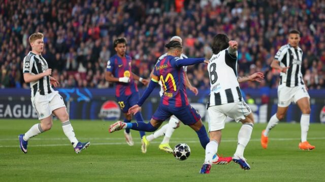 Barcelona blitz Newcastle United v deväťgólovom búrke
