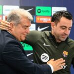 Joan Laporta a Xavi