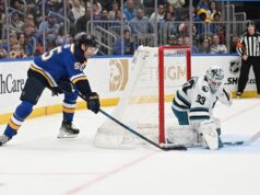 Blues potopili Sharks v OT, priblížili sa k West wild card spot NHL: San Jose Sharks v St. Louis Blues