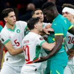 Hráči Senegalu a Maroka sa stretnú počas finálového futbalového zápasu Afrického pohára národov (CAN) medzi Senegalom a Marokom na štadióne princa Moulaya Abdellaha
