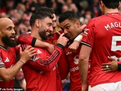 Bruno Fernandes zasiahol kľúčový medzník, keď si Man United upevnil miesto v Lige majstrov víťazstvom 3:1 nad Aston Villou – a rozhodnutie Sira Jima Ratcliffa na konci sezóny ohľadom Michaela Carricka bolo ešte ťažšie, píše CHRIS WHEELER Man United porazil Aston Villu 3:1, čím sa výrazne posilnil v Lige majstrov