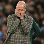 Pep Guardiola padá na kolená po postupe Tottenhamu cez Manchester City v Lige majstrov 2018/19