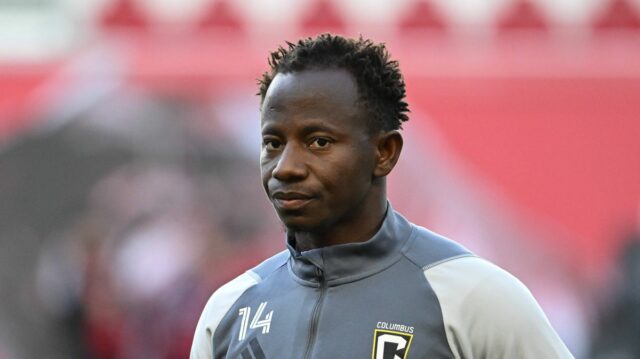 Bývalá mládežnícka hviezda Manchestru City Yaw Yeboah hrajúca za Columbus Crew v MLS