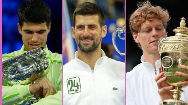 Carlos Alcaraz, Novak Djokovič a Jannik Sinner odhalili kariérne prize money
