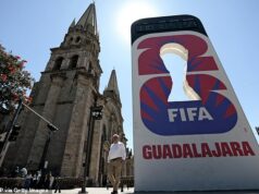 Ceny vstupeniek do play-in turnaja majstrovstiev sveta klesli v Mexiku o 11,33 USD po vojenských útokoch na drogové kartely Vstupenky na blížiaci sa play-in turnaj majstrovstiev sveta v Mexiku prudko klesli, keďže miestna vláda pokračuje v boji proti drogovým kartelom v štáte Jalisco (na obrázku)