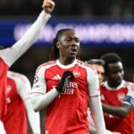 Hráči Arsenalu oslavujú