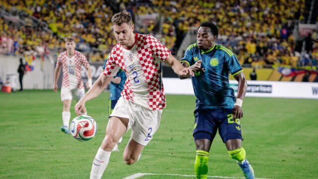 Chorvátsko porazilo Kolumbiu 2:1 v prípravnom zápase na majstrovstvá sveta Chorvátsko porazilo Kolumbiu 2:1 v prípravnom zápase na majstrovstvá sveta vo futbale