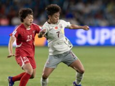 Čína porazila Severnú Kóreu 2:1 a skončila na čele B-skupiny v Ázijskom pohári žien AFC Čína porazila Severnú Kóreu 2:1 a skončila na čele B-skupiny v Ázijskom pohári žien AFC