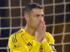 Cristiano Ronaldo zmeškal trest, pretože nechcený päťročný zápas skončil s Al Nassrom Cristiano Ronaldo vyzeral ohromene po tom, čo minul z pokutového kopu