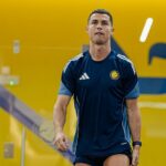 Zranený Cristiano Ronaldo bol v utorok na fotke so svojimi spoluhráčmi z Al-Nassr na tréningu